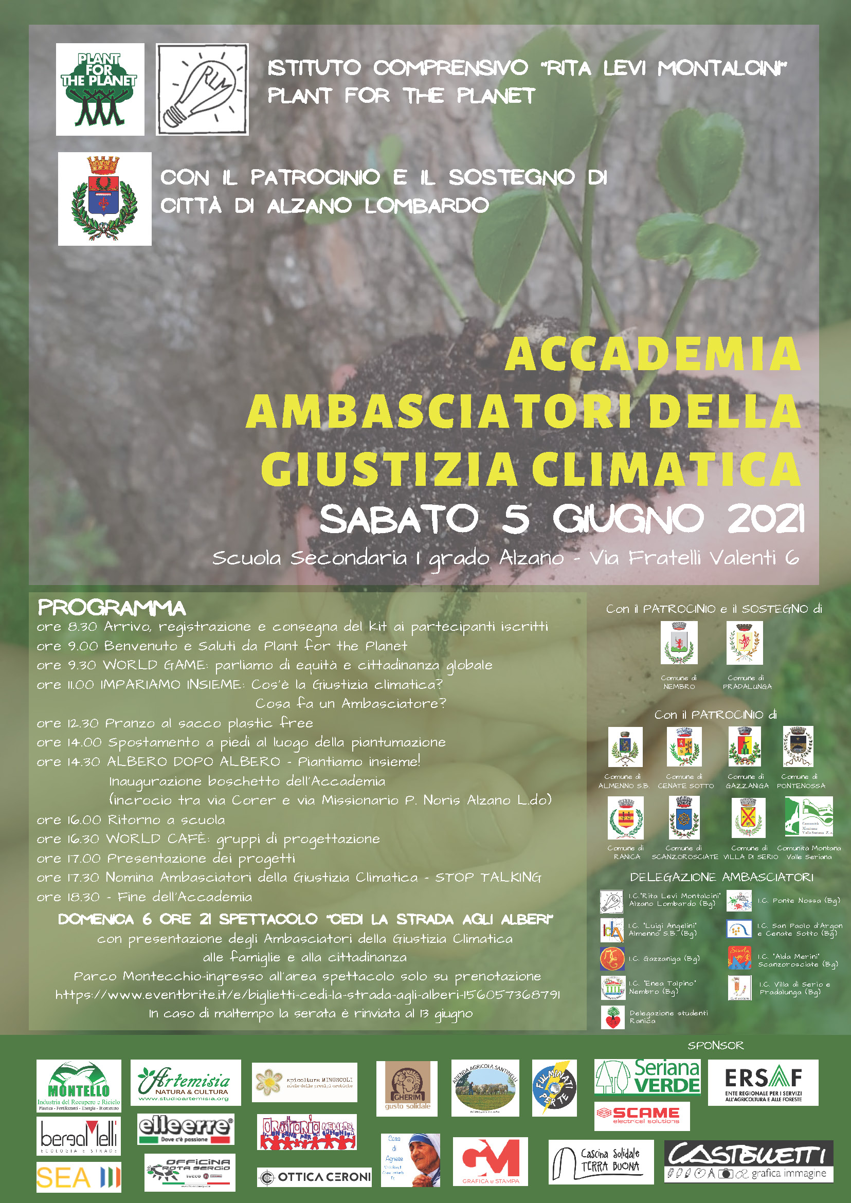 Ambasciatori della giustizia climatica LOCANDINE complete 5 6 GIUGNO 2021 1 Pagina 1