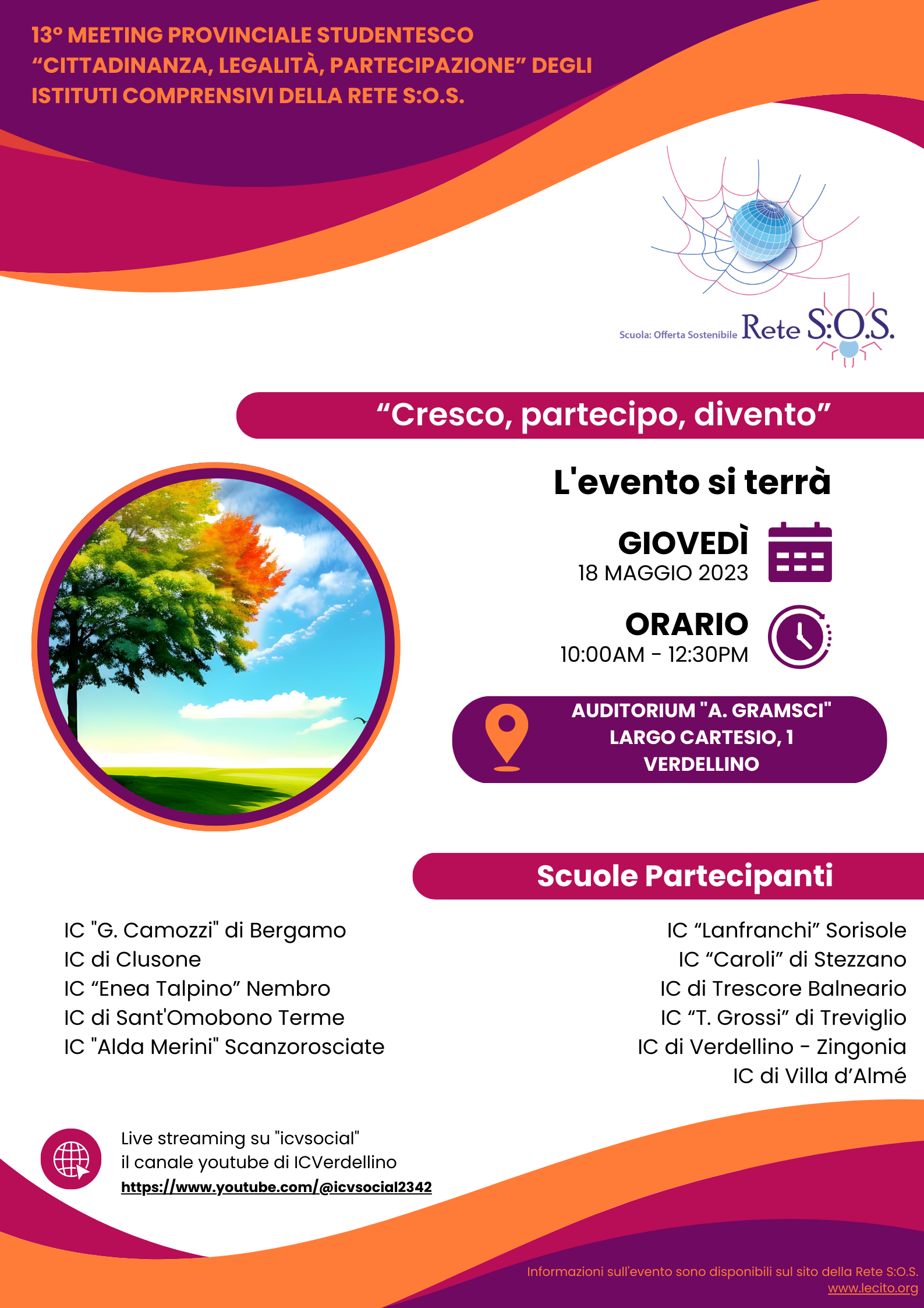 Locandina 13 Meeting del I ciclo testo nell'articolo