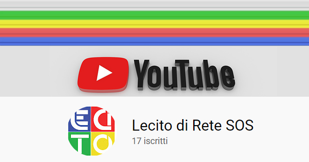 Banner del canale YouTube di Lecito