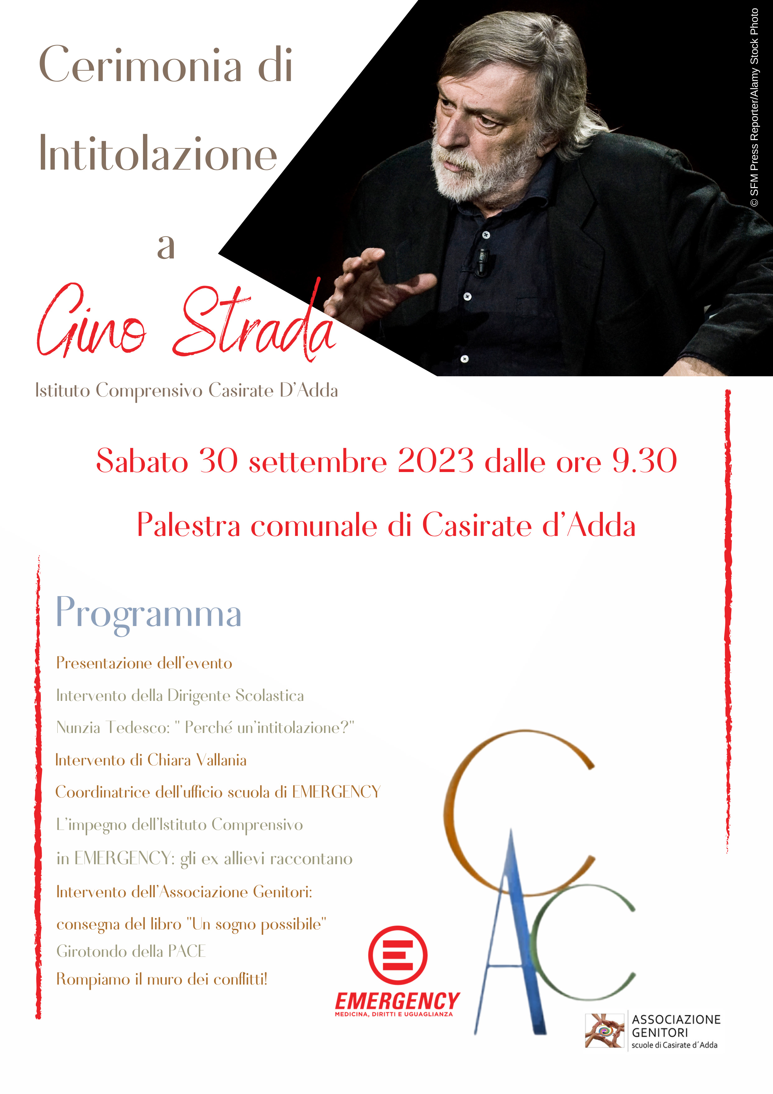 Locandina intitolazione