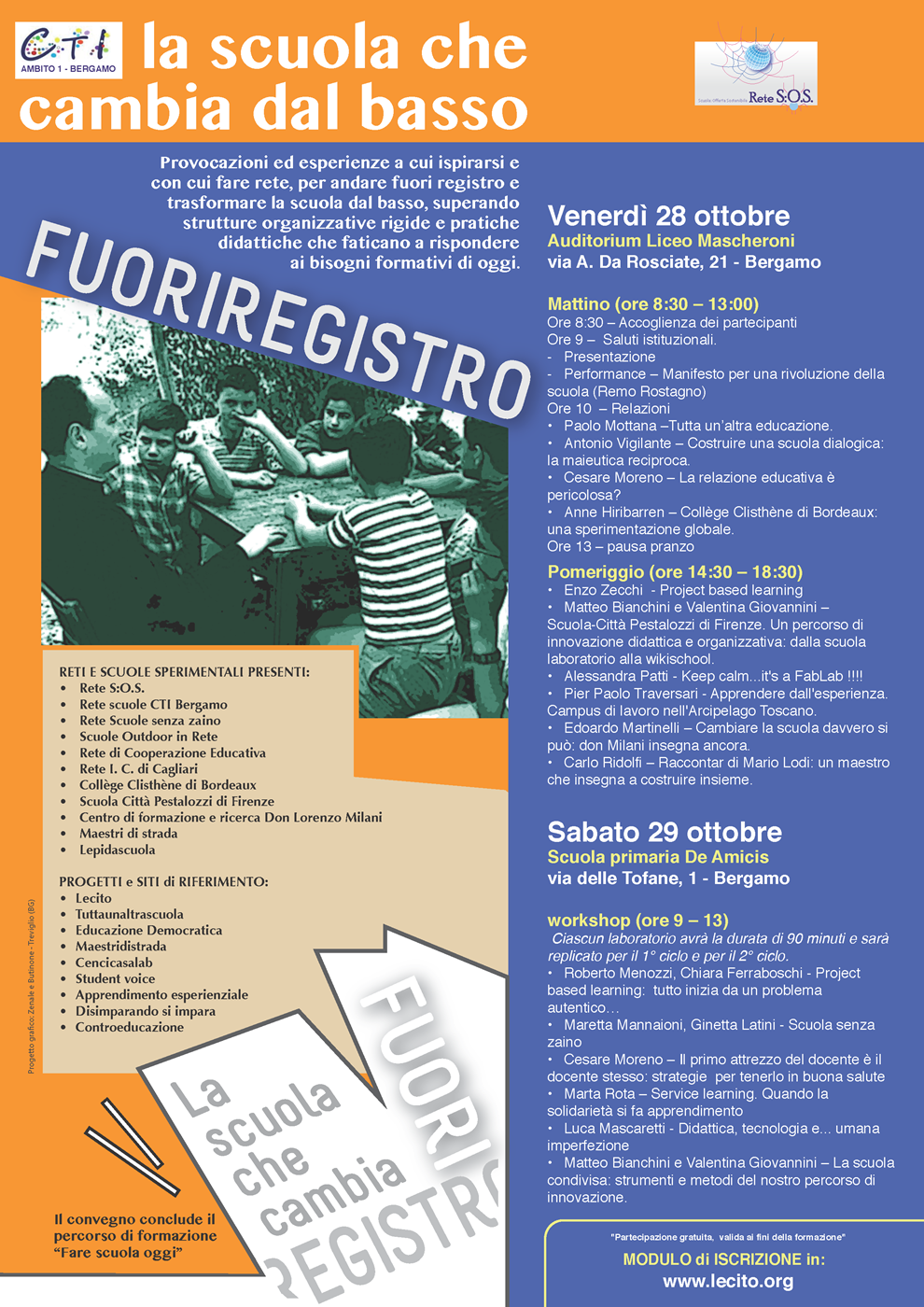 manifesto fuori registro A4